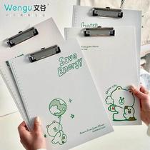 C1085 aluminum alloy A4 file board clip note A5 writing board clip pad folder office