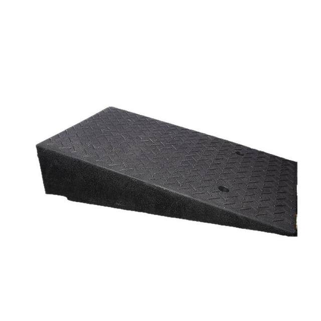 Outdoor curb rubber curb slope car upstairs pad speed bumper door sill slope simple solid color pad