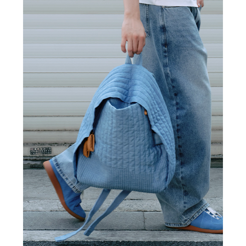 2026 Spring/Summer New Denim Backpack School Bag Student High-Quality Lightweight Large Capacity Travel Bag 2026 Spring/Summer New Denim Backpack School Bag Student High-Quality Lightweight Large Capacity Travel Bag