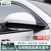 Ideal L7L8L9 rearview mirror bottom blackening kit Black Warrior reversing mirror protective case modification supplies accessories