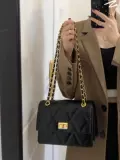 Цепь, сумка через плечо, модная универсальная сумка на одно плечо, изысканный стиль, на цепочке, городской стиль