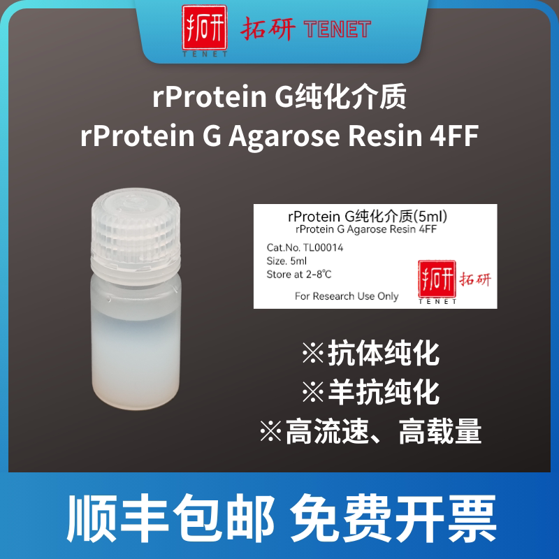 rProteinG纯化介质/rProtein G Agarose Resin 4FF/抗体纯化填料