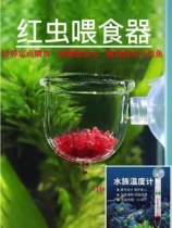 Red worm feeder red worm cup loophole feeding circle nematode cup feeding fish nematode brine shrimp cup aquatic plant landscaping cup
