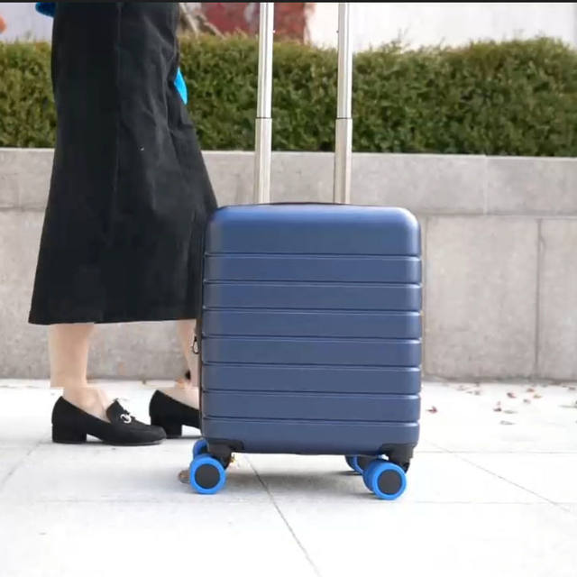 ຖົງຢາງພາລາລໍ້ຊຸດ silent suitcase roller modification trolley case replacement universal wheel accessory protective cover