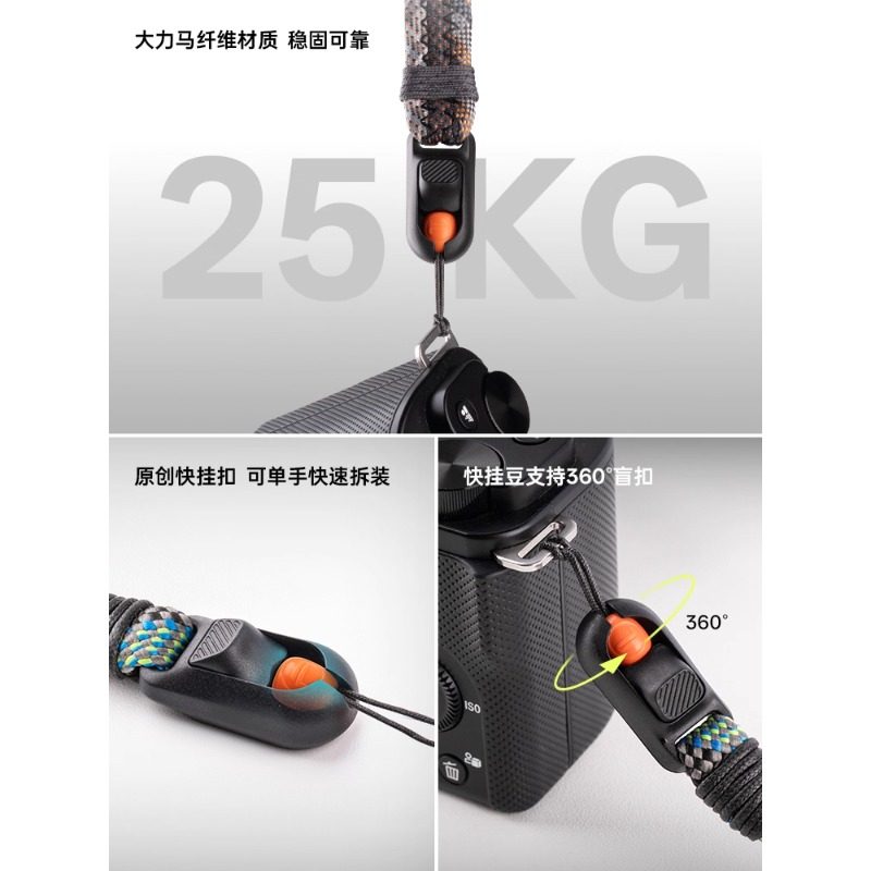 Dandelion Camera Strap Wrist Strap Quick Release Wrist Strap Lanyard for Fuji Canon Sony Alpha Cameras