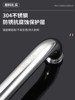 Bathroom Tempered Glass Door Handle Stainless Steel Shower Room Door Handle Bathroom Sliding Door 304 Copper Core Handle