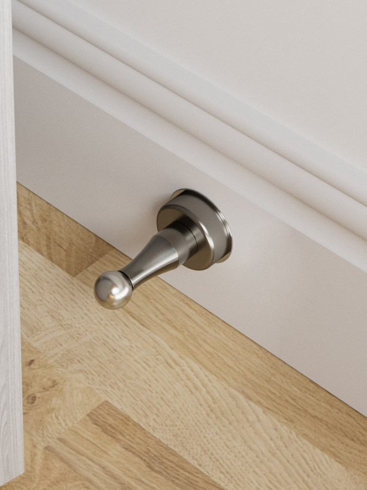 New Strong Magnetic Door Stopper, No Drilling Required, Anti-Collision Door Stop, Bathroom Floor Suction, Door Back Suction, Fixed Wall Suction, Door Blocker, Wall-Mounted