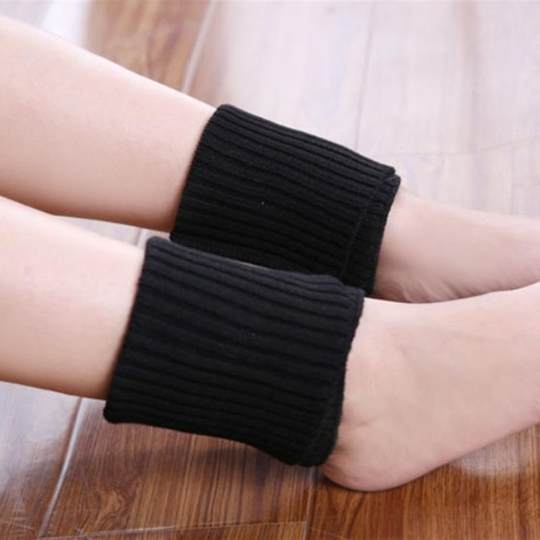 防寒护脚踝套羊绒腕袜套男女保暖秋冬小腿袜脚脖保护套加厚老人