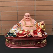 Buddha Statue Manufacturer Resin Maitreya Buddha Bodhisattva Statue Body for Parents to Worship Big Belly Happy Laughing Buddha Maitreya Lucky Decoration