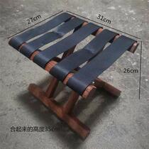 Factory direct supply simple modern Mazar folding portable small stool folding portable solid wood outdoor Mazar fishing stool