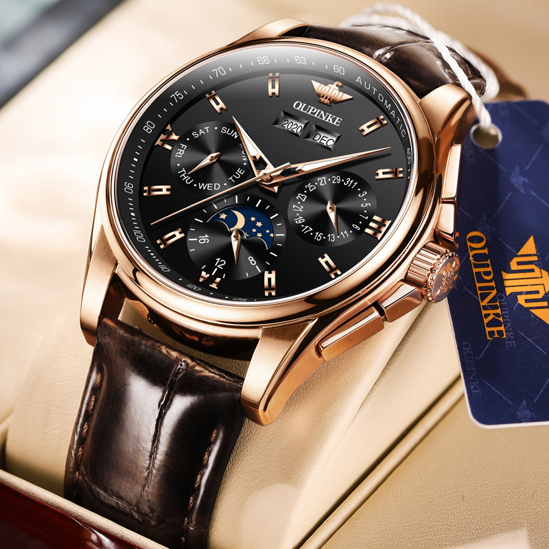 Swiss Genuine Original Imported Patek Philippe ­ Philip Complex Series Watch Men's Automatic Mechanical Watch New Model Men's Watch