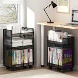 Небольшие книжные полки рядом с полкой настольной полки могут перейти к стойке на пол Студент Книг БУКБАРКИ