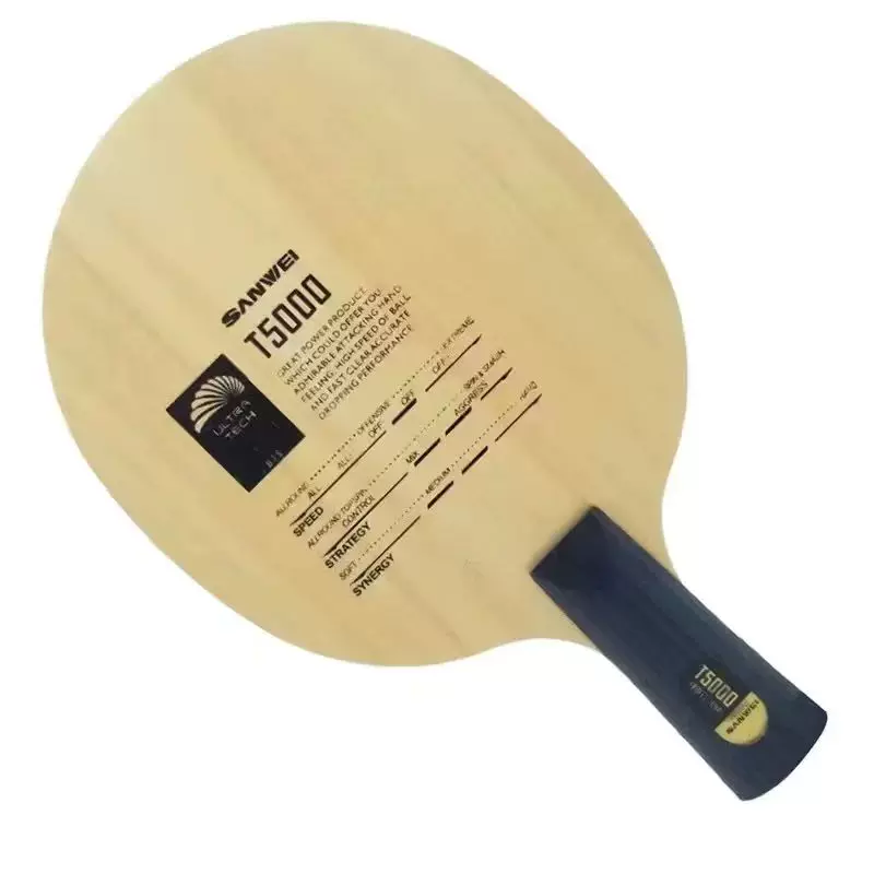 Оригинальная ракетка для настольного тенниса Sanwei T5000 Blad 5 Wood & 2 C