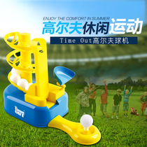 Machine à tee de golf sports dintérieur et dextérieur pratique du tee automatique pour débutants entraînement des novices jouets et cadeaux pour enfants