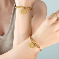 Couplespopularjewelryroundbrandsteelballelasticbrle