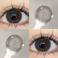 Натуральный умный коричневый 14,0 мм [ежедневно бросайте две части] (это полностью интрига и универсальные ежедневные глазные яблоки)