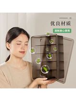 Transparent underwear storage box drawer-type wardrobe three-in-one Xinjiang divided storage box socks and pants