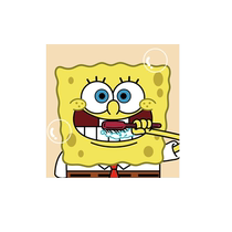 SpongeBob SquarePants childrens toothbrushing cup cute 304 stainless steel toothbrushing cup household toothbrushing cup dental cup