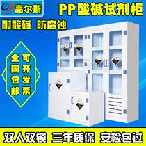 Gauls-strong acid strong base storage cabinet chemical medicine cabinet PP acid-base cabinet concentrated hydrochloric acid reagent cabinet