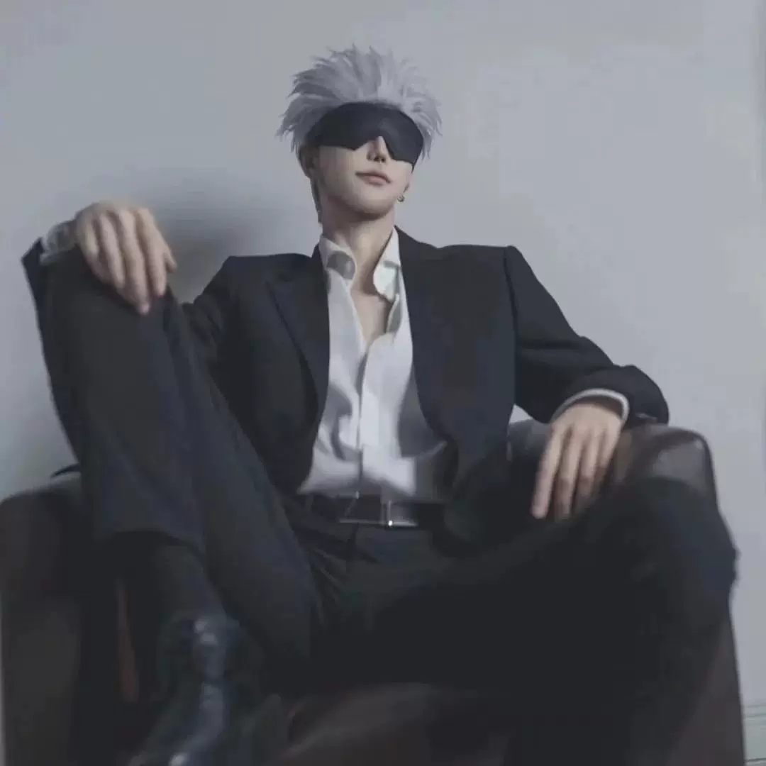 Косплей Jujutsu Kaisen Gojo Satoru Маска-блайнд Cosplay