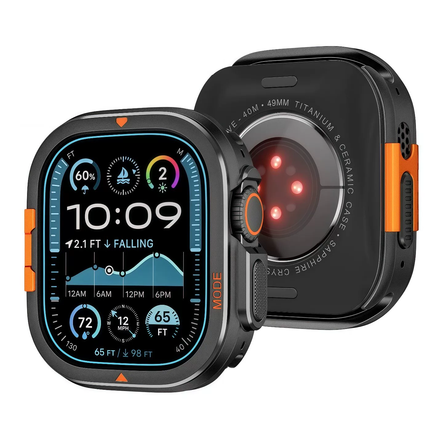 Подходит для Apple iWatch S10/S11 защитный чехол для часов Alpine спорт металлический против падения