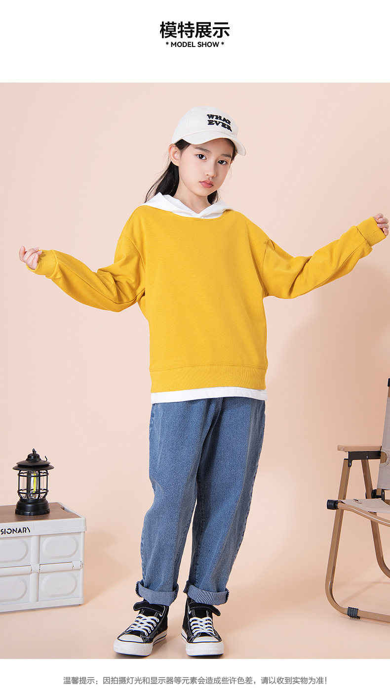 回力儿童卫衣春秋男童运动长袖女童秋季男孩衣服中大童夏休闲秋装 — 10