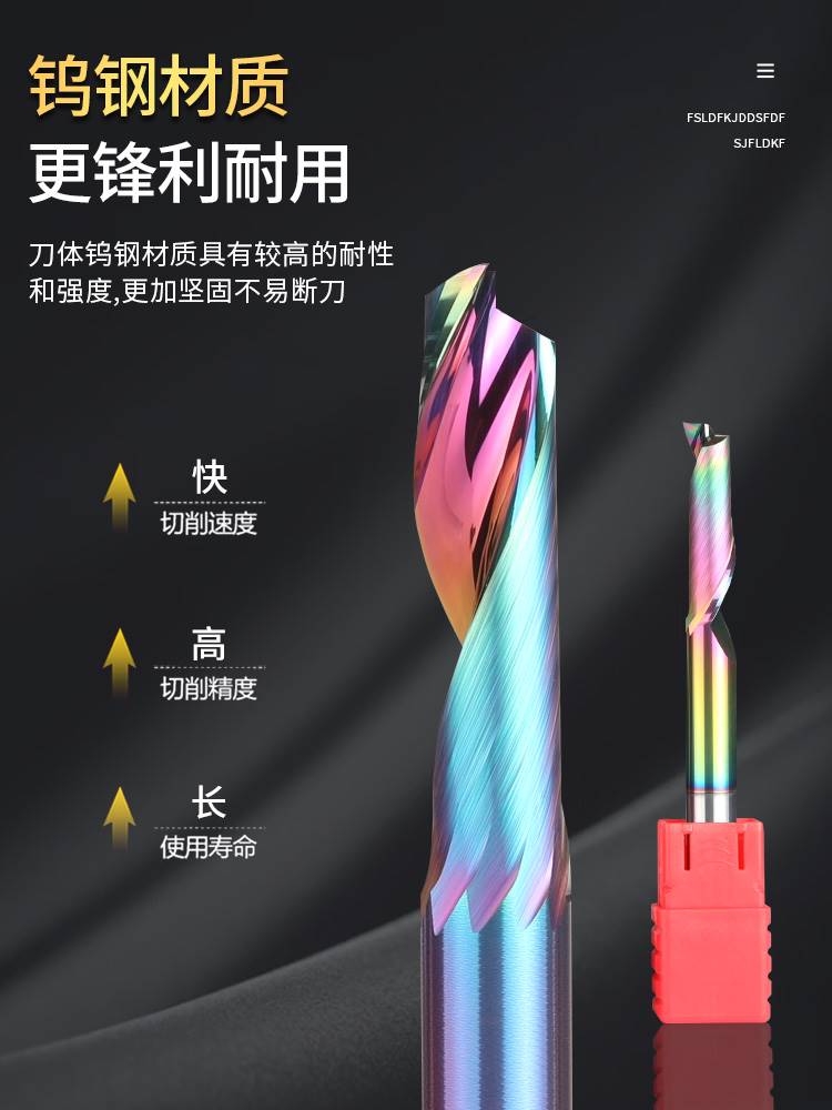 Coating hole tungsten steel single edge imitation type milling cutter aluminum alloy doors and windows cutting open profile milling numerical control knife milling cutter aluminum used-Taobao