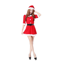 Thickened Christmas clothes for adults gold velvet womens clothing mens Santa Claus costumes childrens Christmas clothing