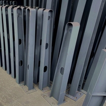 Canopy steel beam bracket stainless corbels bilateral eaves welded iron knife type steel frame 304 curtain wall claw processing awning