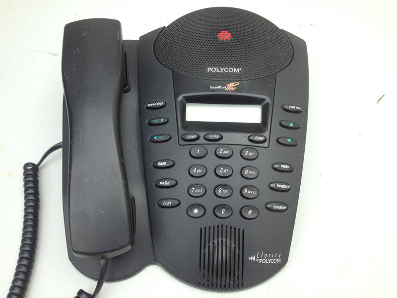 Secondhand Paulitong POLYCOM SoundPoint Pro SE-225 Trilateral Desktop Conference Phone (Meeting-Taobao