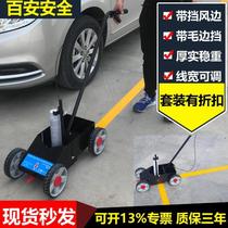 Paint marking car parking space road runway basketball court line drawing artifact warehouse workshop road spray paint marking machine