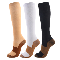 Copper Fiber Compression Socks Mens Womens Outdoor Sports