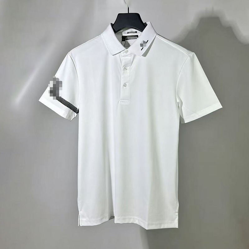 Golf Short-Sleeved Men's 2026 New Breathable Short-Sleeved Golf Sportswear Fashionable Lapel Polo Shirt 6005