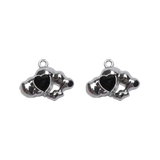 Aurora Y2K Black Fan Series [Сердце палинг девушка] Любовь подвеска для лука сделай свой материал из бисера ручной работы ручной работы