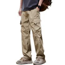 JEEP Jeep American overalls mens autumn and winter casual fashion brand outdoor mens winter velvet assault pants