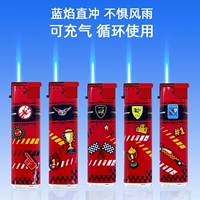 10 красных автомобильных отметок (модернизированное синее пламя) (ветрозащитный может быть надут) скидка 2 %