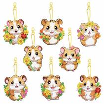 diy handmade diamond animal keychain painting keychain pendant gift special-shaped diamond pendant manufacturer