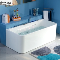 Suitable for American standard acrylic bathtub smart constant temperature massage heating smart home small apartment independent bubble bath