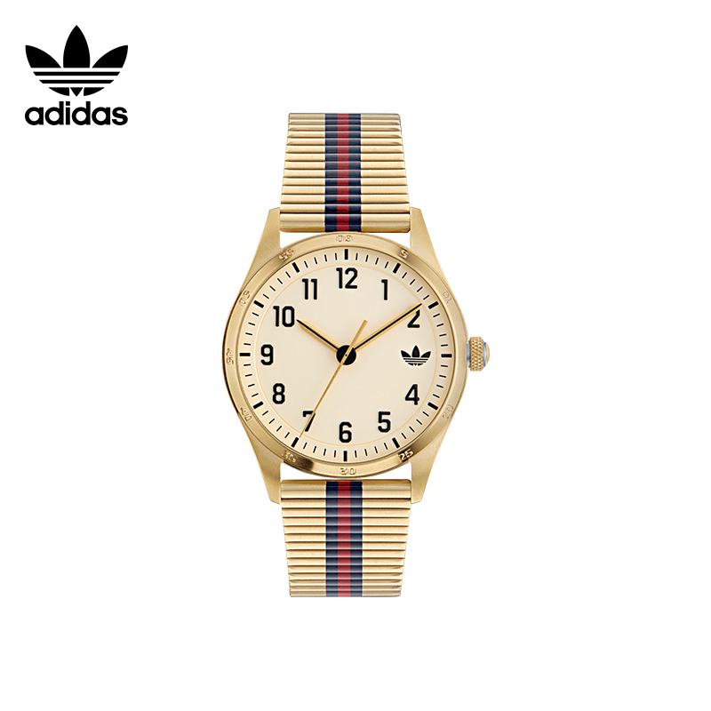 Adidas Originals Adidas Trefoil Watch Stainless Steel Retro Fashion Quartz Men's and Women's Watch Adidas Originals Adidas Trefoil Watch Stainless Steel Retro Fashion Quartz Men's and Women's Watch