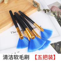Multifunctional keyboard gap cleaning brush five cleaning brushes desktop mechanical brush soft brush dust-sweeping note keyboard
