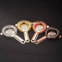 Bartender professional equipment cross-shaped classic filter ice water isolation separator Strainer