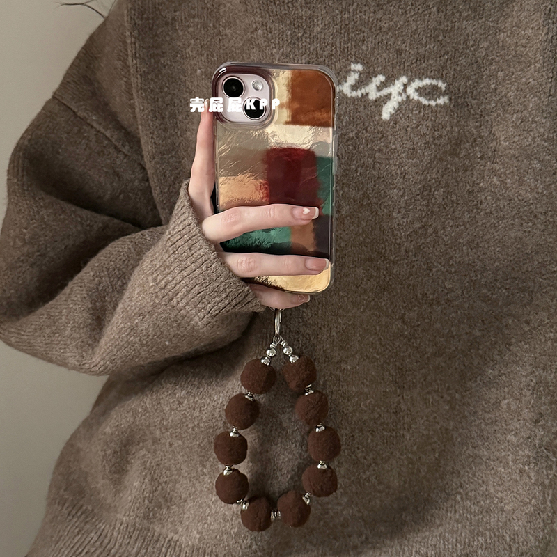 Autumn and Winter ins Korean Retro Contrasting Color Stitching with Chain 14 Suitable for 16Pro Apple 16Promax Mobile Phone Case iPhone 16 Gradient 13 Warm Brown 15Promax Couple 11/12 Protective Cover Autumn and Winter ins Korean Retro Contrasting Color Stitching with Chain 14 Suitable for 16Pro Apple 16Promax Mobile Phone Case iPhone 16 Gradient 13 Warm Brown 15Promax Couple 11/12 Protective Cover