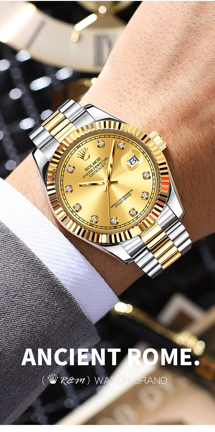 Часы 瑞士正品劳力男士手表蚝式日志型防水经典金劳全自动机械表手表男