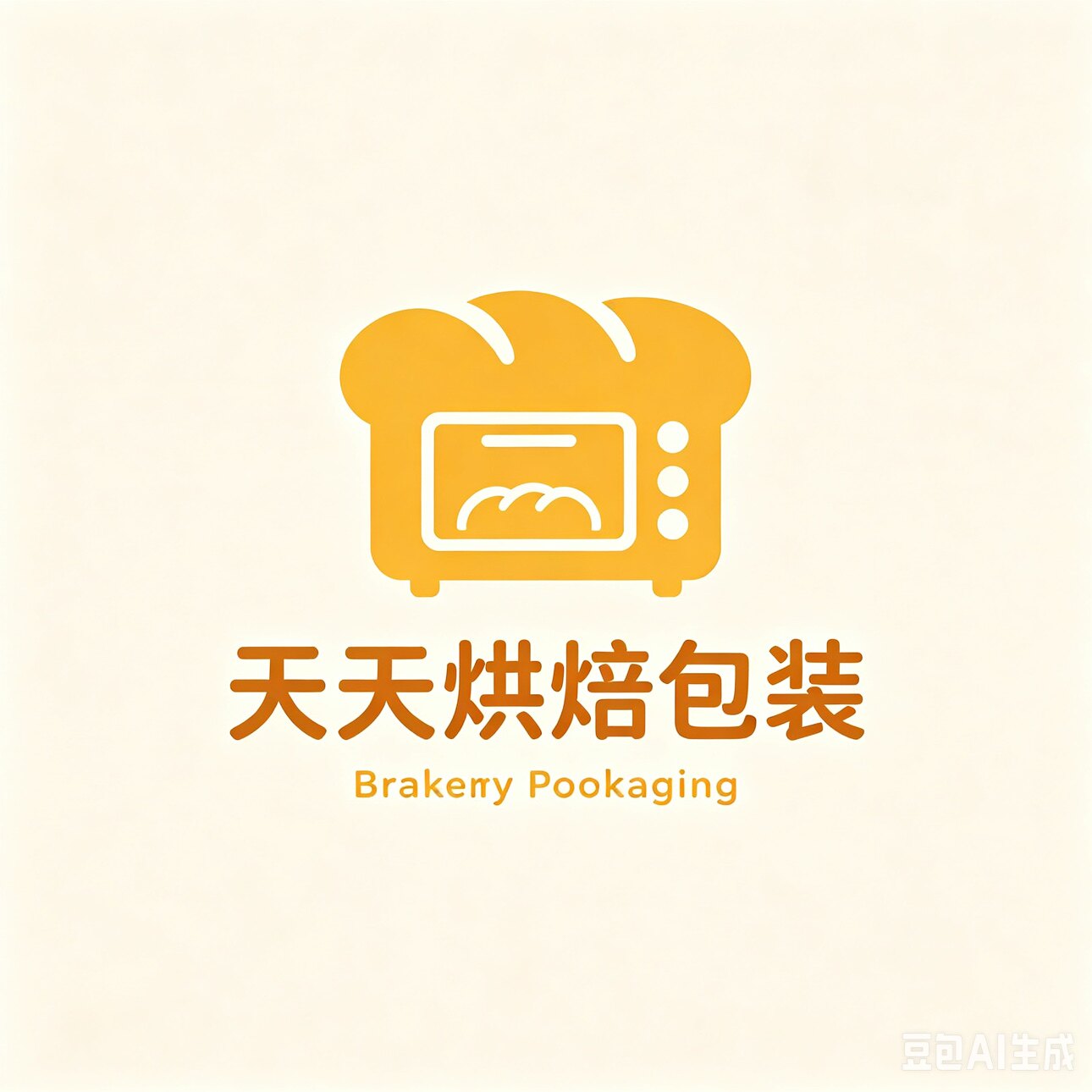 天天烘焙包装的LOGO
