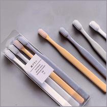 (Bubu’s Choice) Adult Home Soft Japanese Toothbrush Macaron Family Pack Travel Couple Style Soft Bristle Brush