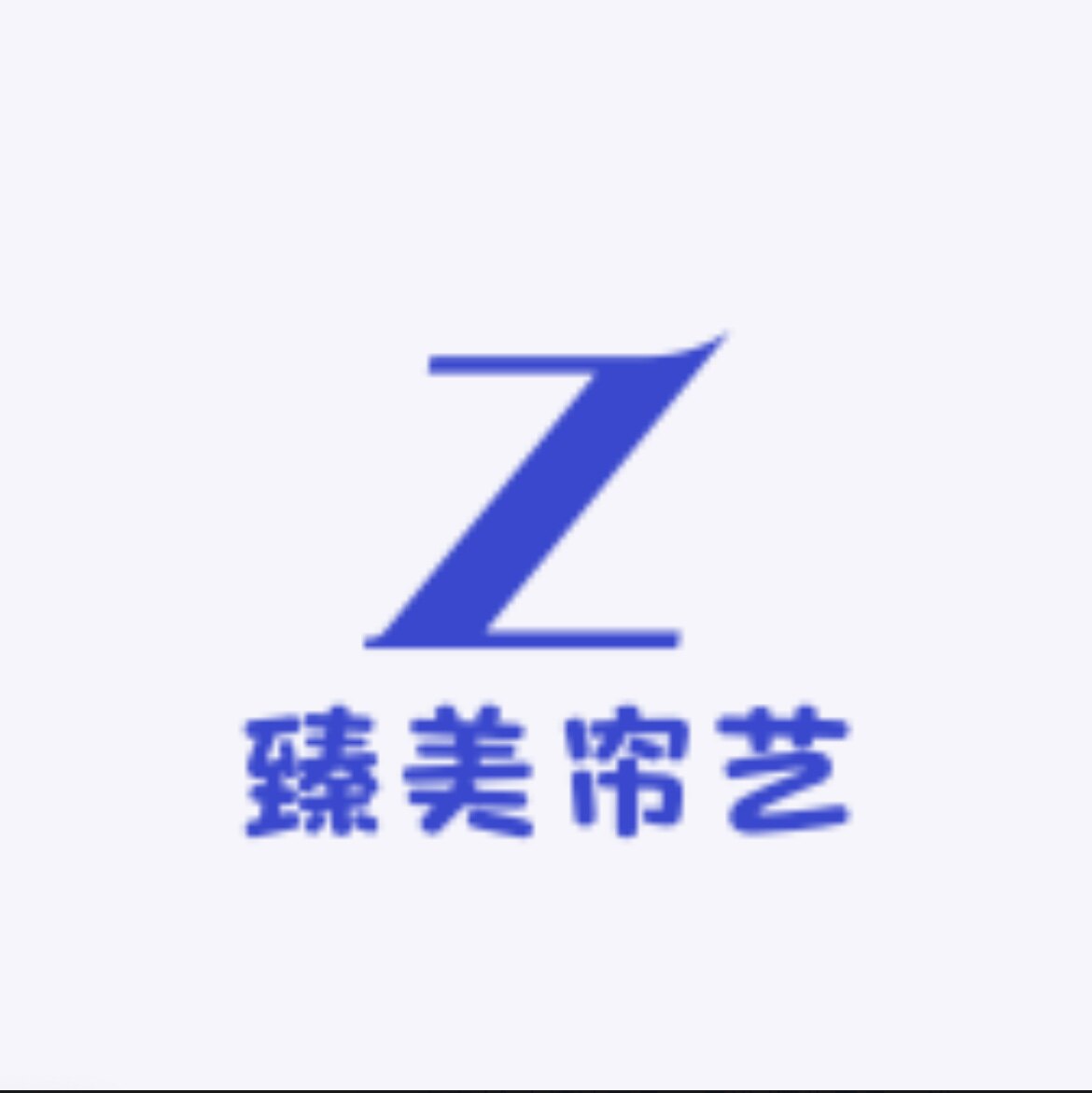 臻美帘艺的LOGO
