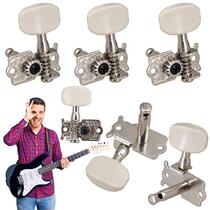 6Pcs Acoustic Guitar Open String Button 3L 3R Guitar Knob