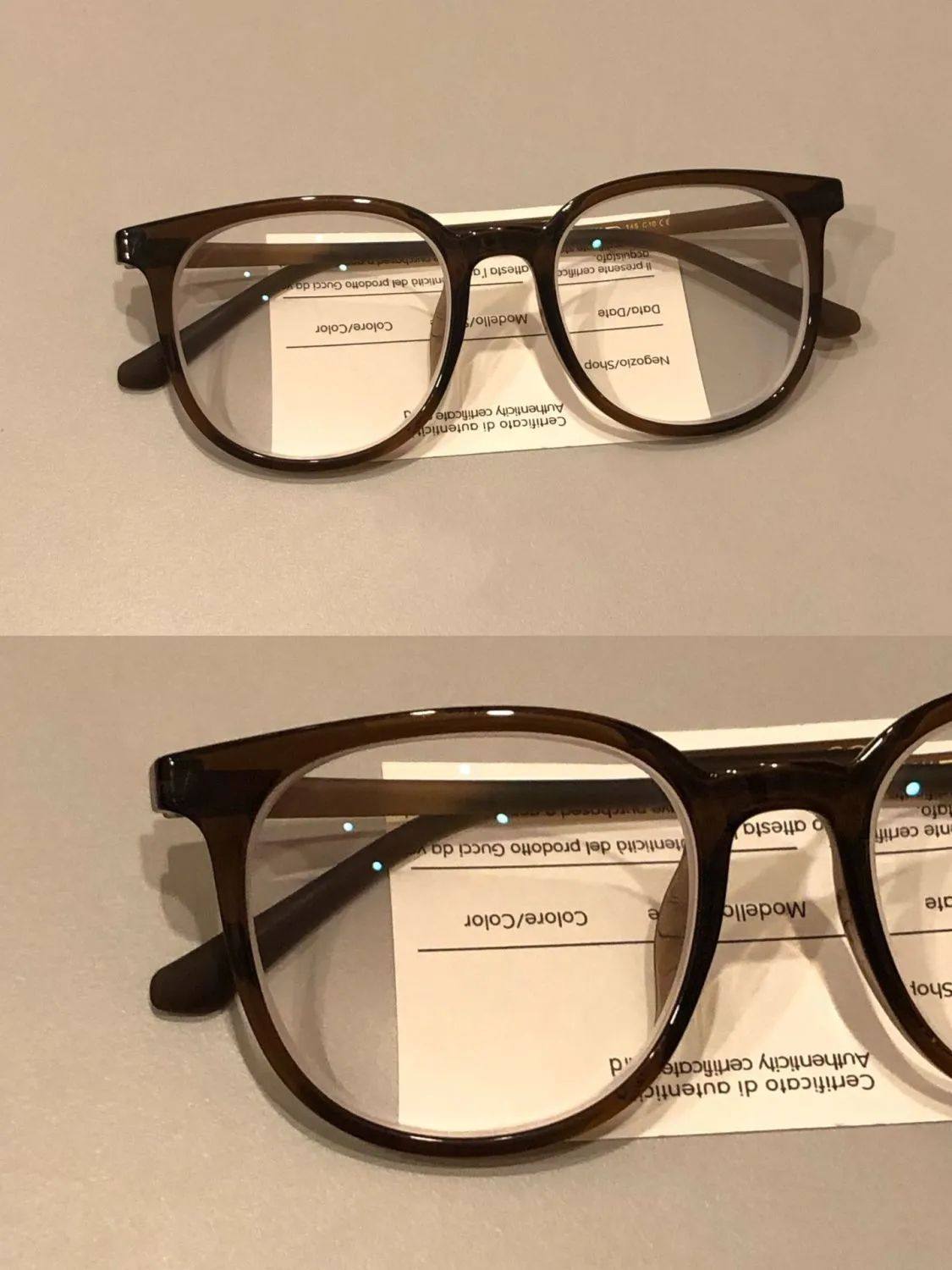 women’s chestnut brown eyeglasses – anti blue light lightweight fashion frame