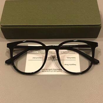 High-End Whitening Chestnut Brown Myopia Glasses for Women ins High-Value, Customizable Prescription, Anti-Blue Light, Non-Prescription Glasses, Ultra-Light