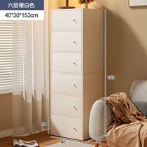 New Chinese style bedroom chest of drawers side storage cabinet ultra-thin wall storage solid wood TV cabinet side bamboo storage living room back